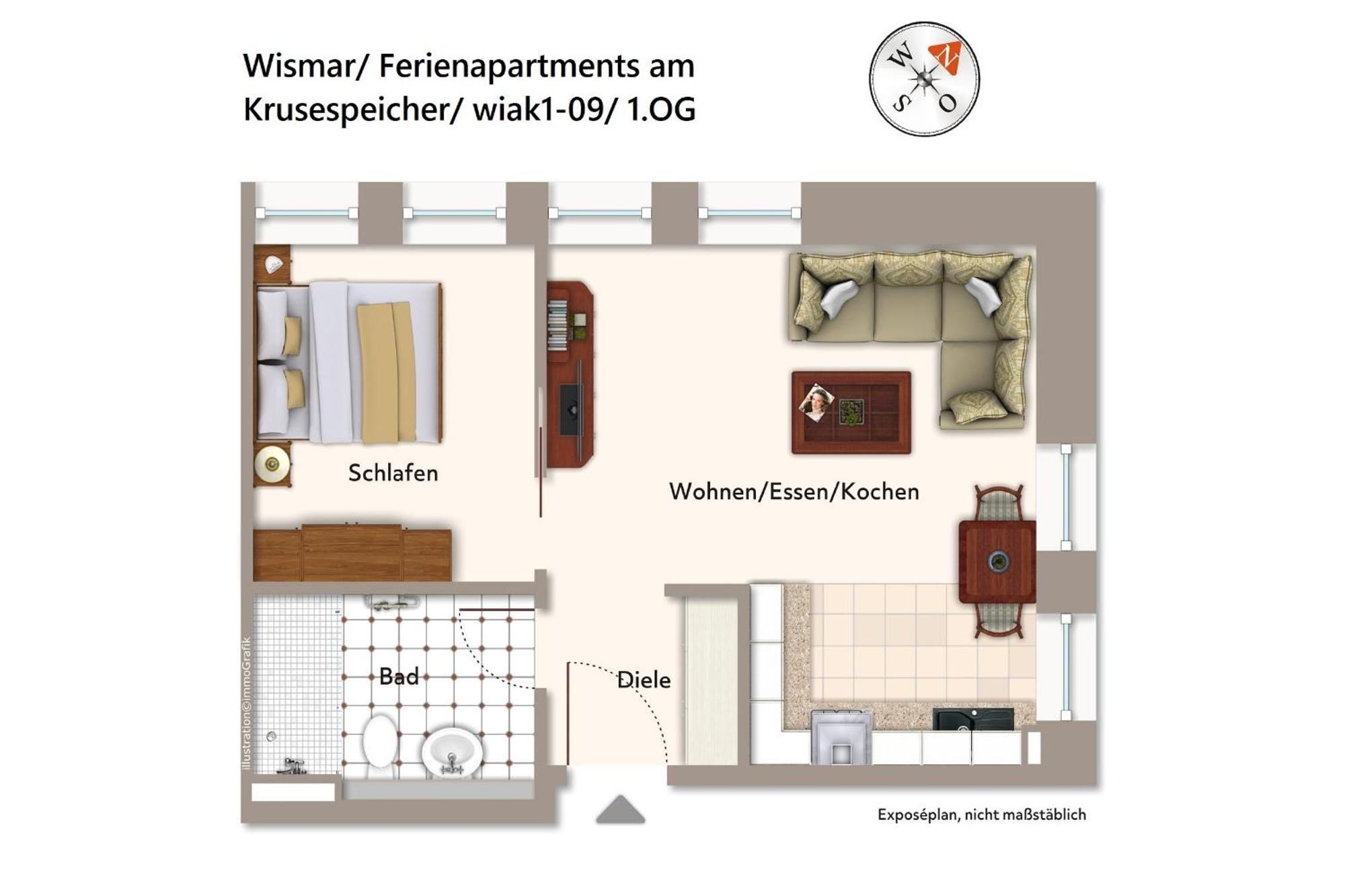 Ferienapartments Am Krusespeicher Ferienapartments Am Krusespeicher 1-09 Wißmar Kültér fotó